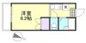 山陽本線（中国）/新倉敷駅 徒歩7分 1階 築29年 1Kの間取り