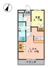 伯備線/清音駅 徒歩18分 2階 築18年 1LDKの間取り