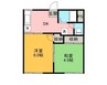 山陽本線（中国）/中庄駅 徒歩12分 1階 築40年 2DKの間取り