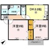 水島臨海鉄道水島本線/常盤駅 徒歩42分 1階 築23年 2DKの間取り