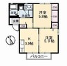 水島臨海鉄道水島本線/栄駅 徒歩20分 2階 築25年 2Kの間取り