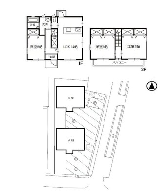 間取図 山陽本線（中国）/西阿知駅 徒歩21分 1-2階 築10年