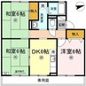 瀬戸大橋線/児島駅 徒歩15分 1階 築30年 3DKの間取り