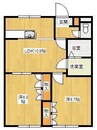 山陽本線（中国）/金光駅 徒歩73分 2階 築22年 2LDKの間取り