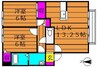 山陽本線（中国）/西阿知駅 徒歩19分 1階 築26年 2LDKの間取り