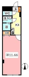 山陽本線（中国）/鴨方駅 徒歩25分 1階 築35年 1Kの間取り