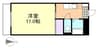 水島臨海鉄道水島本線/弥生駅 徒歩6分 3階 築34年 1Kの間取り