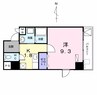 名古屋市営地下鉄名城線/東別院駅 徒歩8分 3階 築17年 1Kの間取り