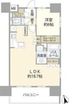中央本線<中央西線>/千種駅 徒歩4分 8階 築4年 1LDKの間取り