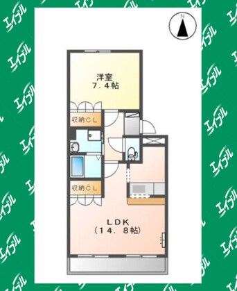 間取図 フローラルコート大高