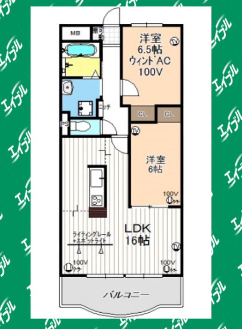 間取図 レジデンス光和Ⅱ