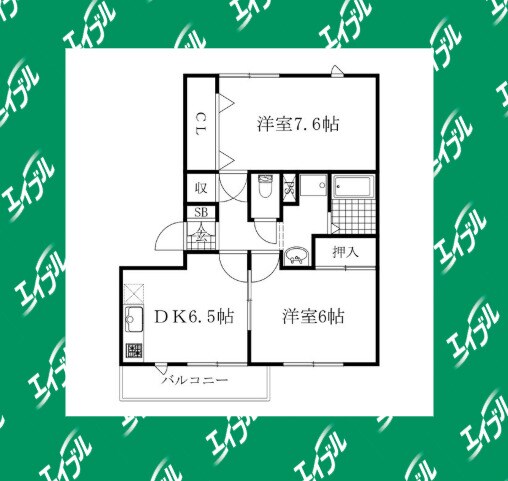 間取り図 サンハウス横前