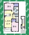 アルフィーネ 2LDKの間取り