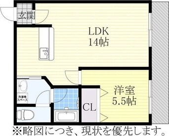 間取図 東海道本線/金山駅 徒歩6分 5階 築47年