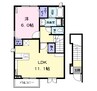 名古屋市営地下鉄東山線/岩塚駅 バス:15分:停歩10分 2階 築12年 1LDKの間取り
