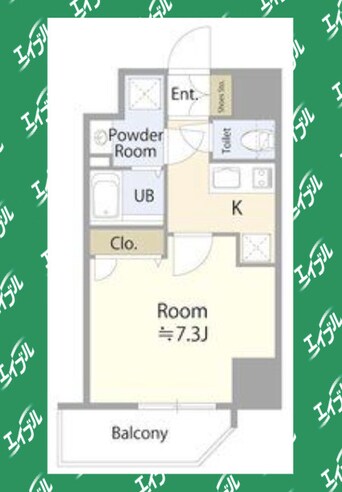間取図 エスリード大須デュオ