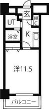 名古屋市営地下鉄桜通線/丸の内駅 徒歩4分 12階 築19年 1Kの間取り