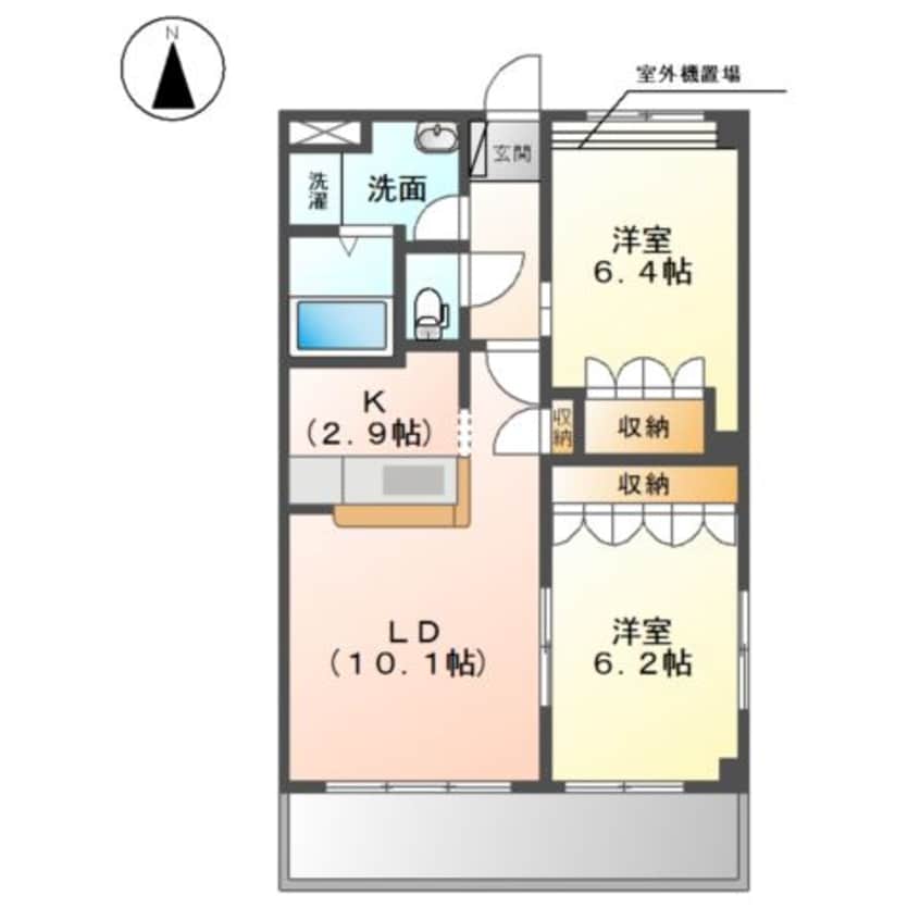 間取図 ドルチェ