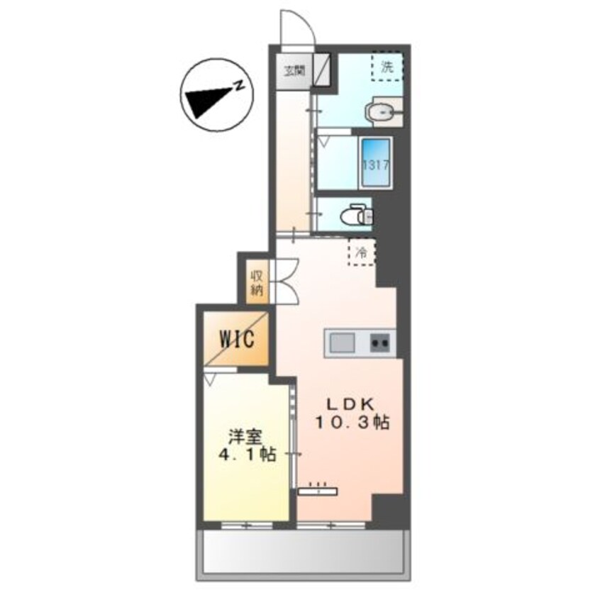 間取図 Berg SAKAE