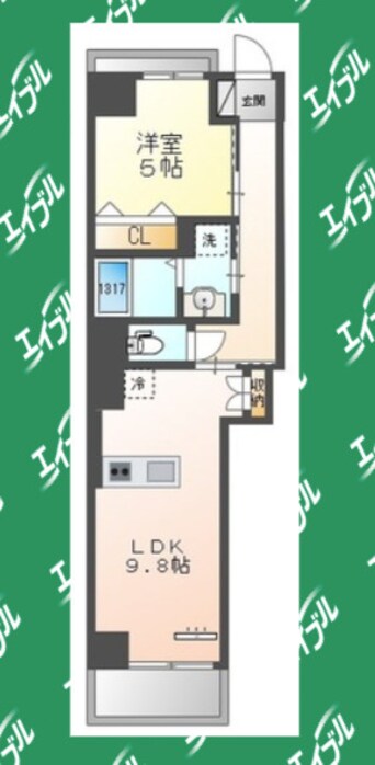 間取図 Berg SAKAE