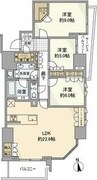名古屋市営地下鉄桜通線/高岳駅 徒歩8分 19階 築8年 3LDKの間取り