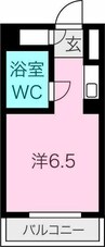 名古屋市営地下鉄桜通線/高岳駅 徒歩5分 6階 築34年 1Rの間取り