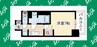 プレサンス上前津フィット 1Kの間取り
