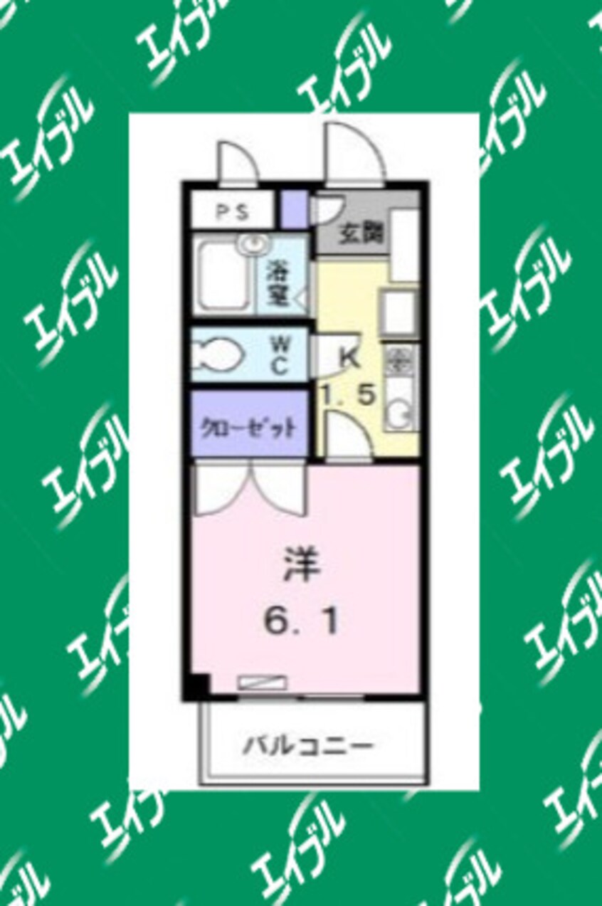 間取図 名鉄名古屋本線/山王駅 徒歩9分 1階 築28年