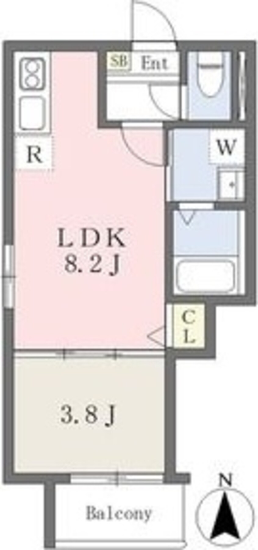 間取図 名古屋市営地下鉄東山線/本陣駅 徒歩6分 1階 1年未満