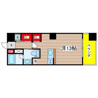 間取図 名古屋臨海高速鉄道<あおなみ線>/中島駅 徒歩1分 5階 築17年