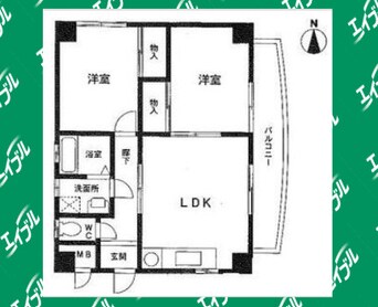 間取図 ルミエール塩釜