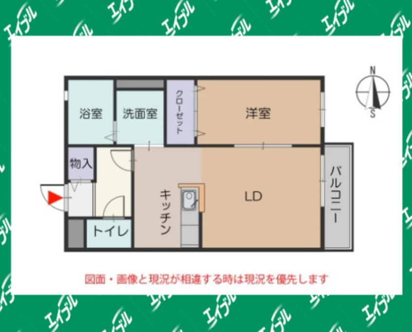 間取図 カーサ本宮新町