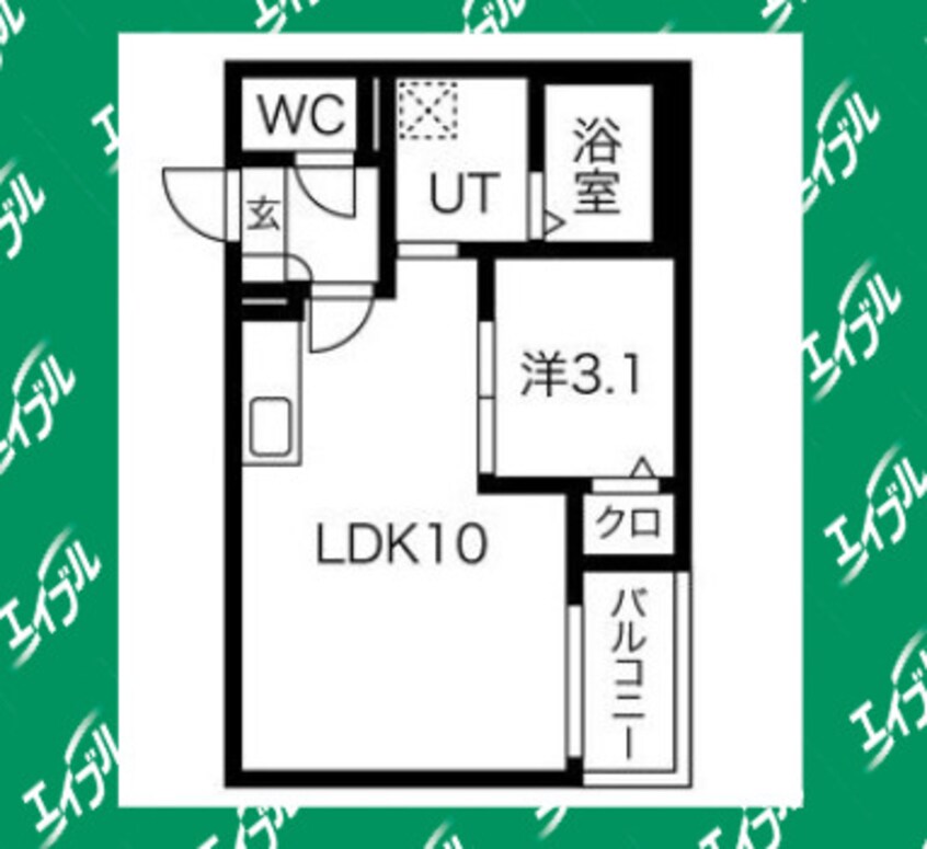 間取図 Jack kanseiⅢ