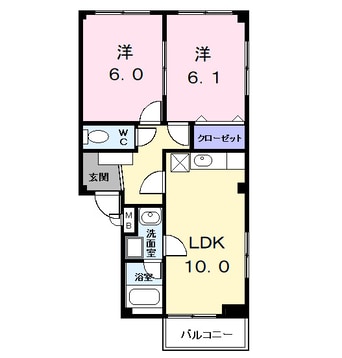 間取図 名古屋市営地下鉄名港線/日比野駅 徒歩17分 3階 築30年