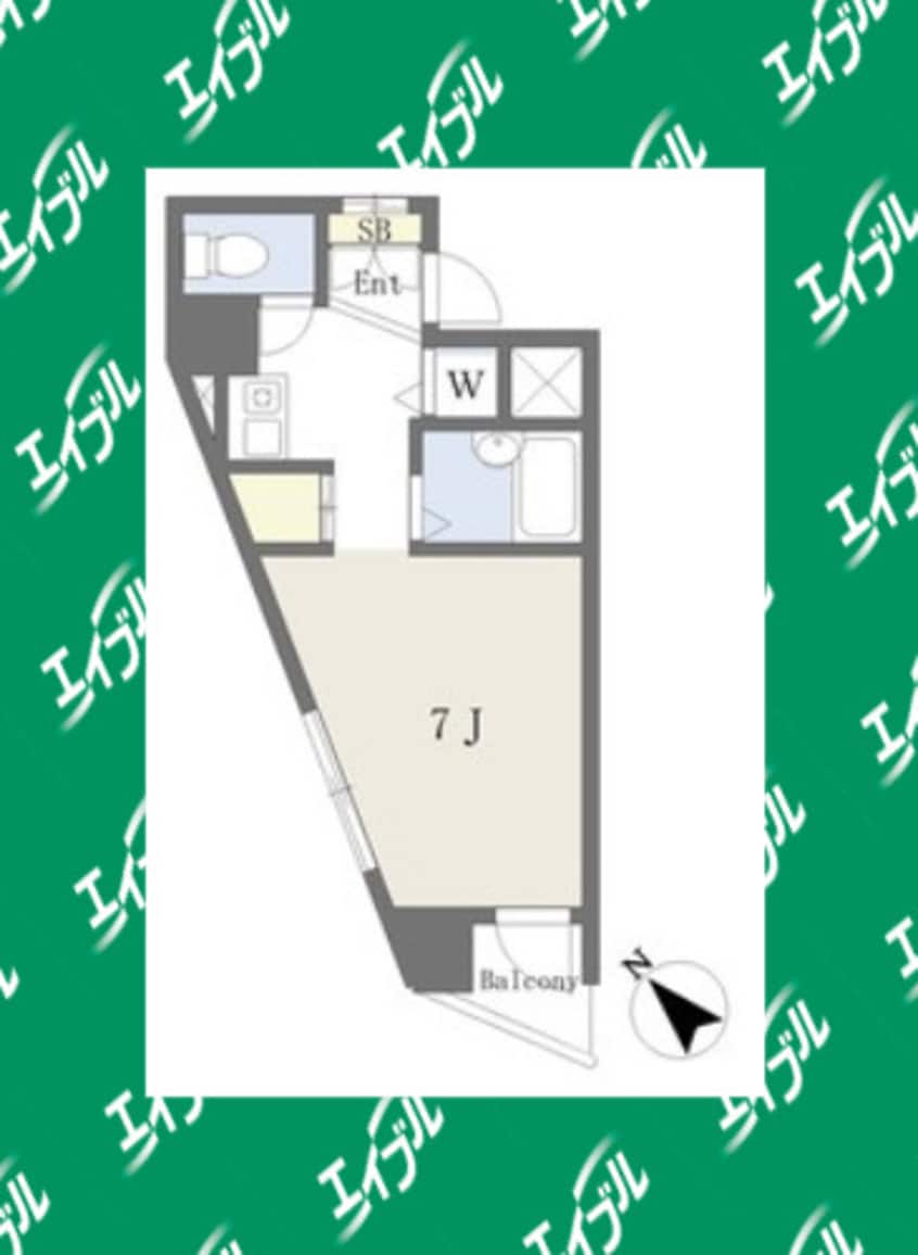 間取図 名古屋市営地下鉄鶴舞線/いりなか駅 徒歩2分 10階 築33年