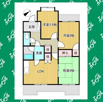 間取図 名鉄常滑線・空港線/古見駅 徒歩28分 1階 築32年