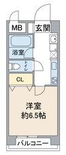 名古屋市営地下鉄鶴舞線/庄内通駅 徒歩14分 1階 築14年 1Kの間取り
