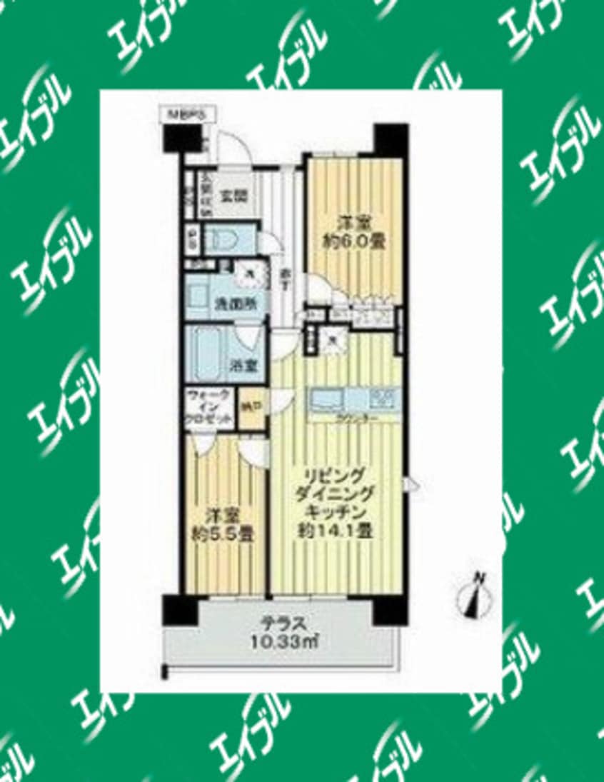 間取図 名鉄名古屋本線/山王駅 徒歩9分 1階 築4年