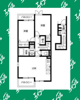 間取図 名古屋市営地下鉄東山線/中村公園駅 徒歩4分 2階 築11年