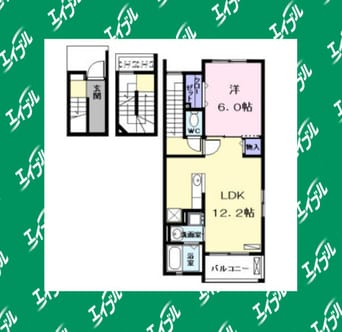 間取図 名古屋臨海高速鉄道<あおなみ線>/南荒子駅 徒歩7分 3階 築10年