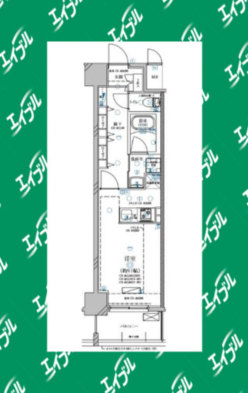 間取図 中央本線<中央西線>/鶴舞駅 徒歩6分 7階 築6年