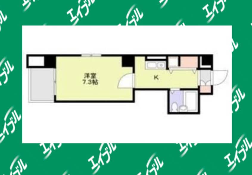 間取図 名古屋市営地下鉄桜通線/国際センター駅 徒歩5分 9階 築22年