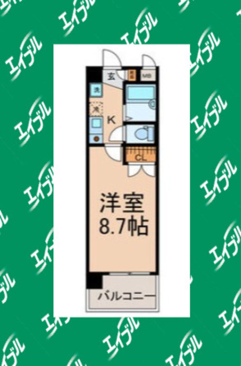 間取図 名古屋市営地下鉄桜通線/桜山駅 徒歩7分 5階 築28年