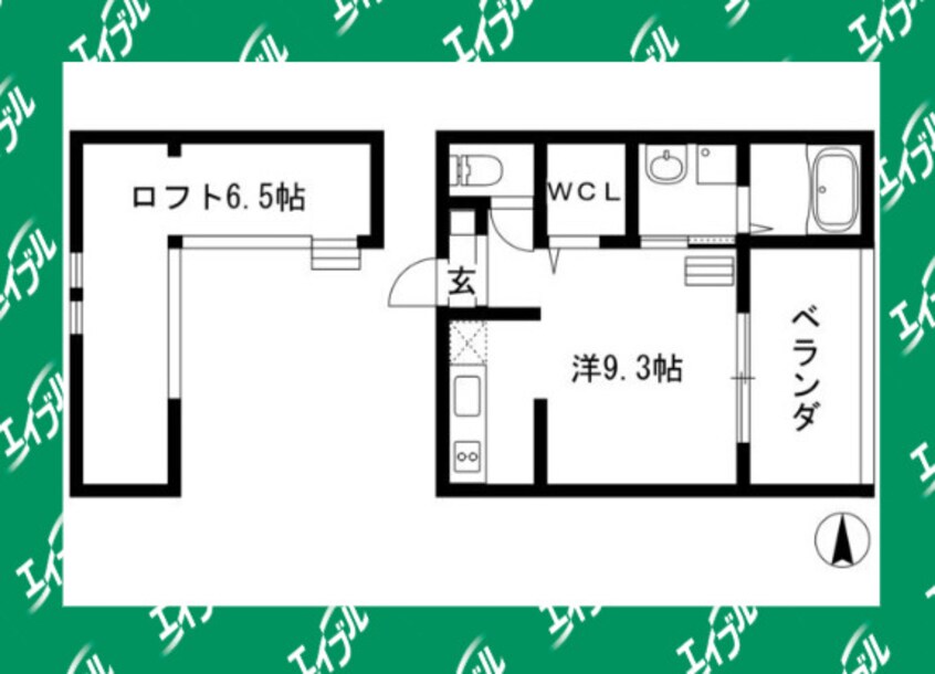 間取図 コンフォート本陣通