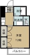 名古屋市営地下鉄名城線/東別院駅 徒歩5分 2階 築28年 1Kの間取り