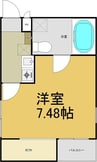 名古屋市営地下鉄東山線/本陣駅 徒歩1分 2階 築17年 1Kの間取り