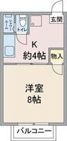名古屋市営地下鉄東山線/今池駅 徒歩8分 1階 築40年 1Kの間取り