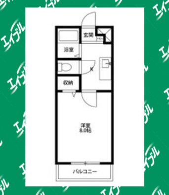 間取図 名古屋臨海高速鉄道<あおなみ線>/港北駅 徒歩2分 1階 築24年