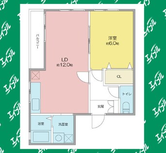 間取図 名古屋市営地下鉄東山線/本郷駅 徒歩12分 2階 築40年