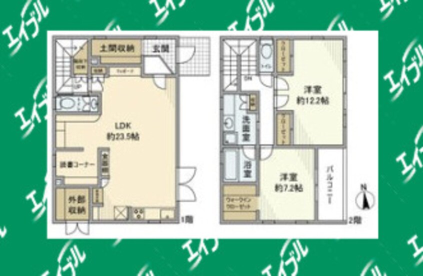 間取図 桃山町２丁目戸建